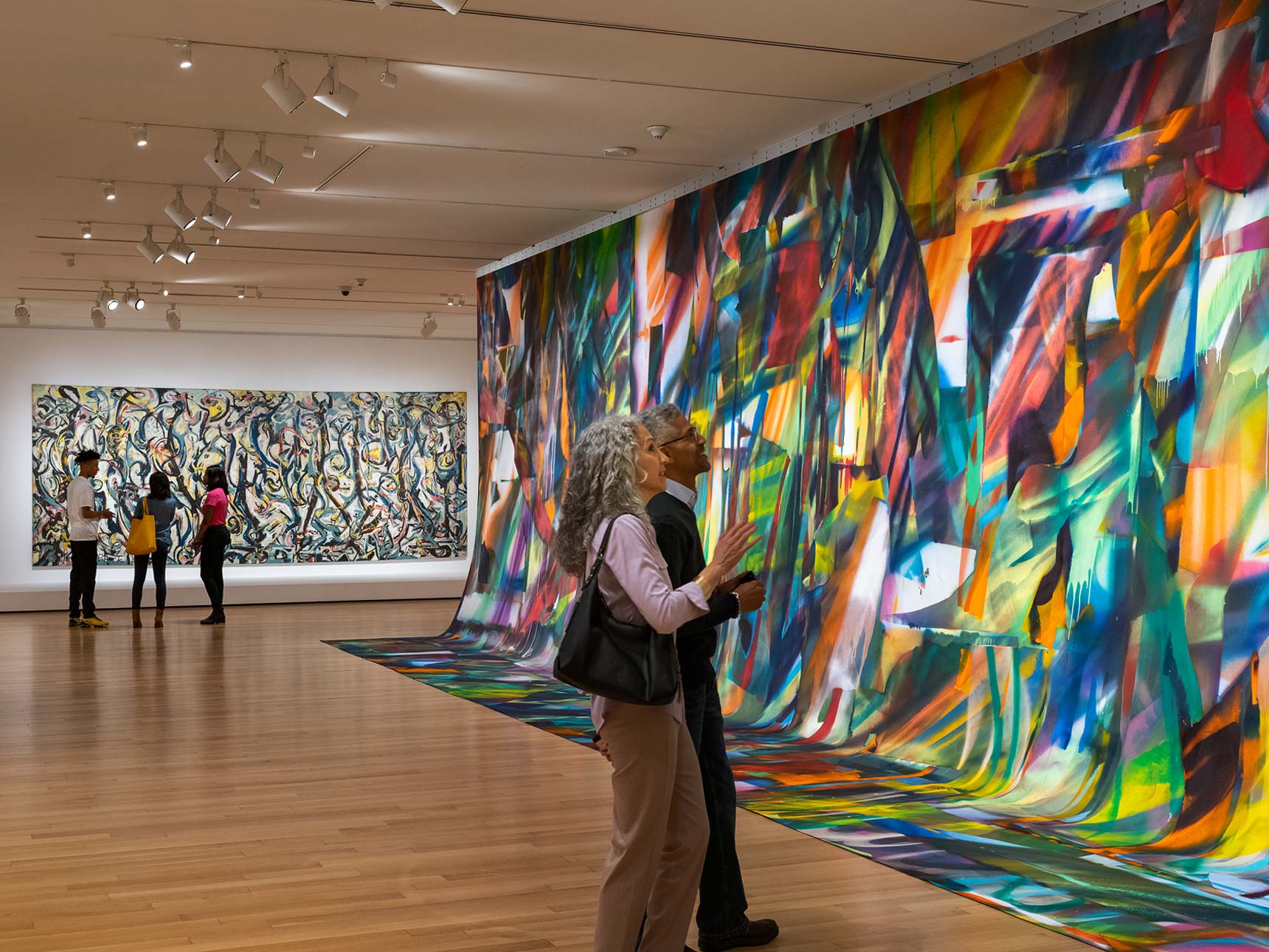 Mural Jackson Pollock Katharina Grosse Museum Of Fine Arts Boston Mural Jackson Pollock Katharina Grosse Museum Of Fine Arts Boston