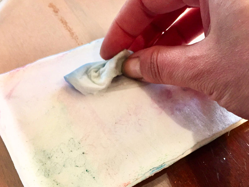 Doodlebug Dabblings: water based marker monoprints