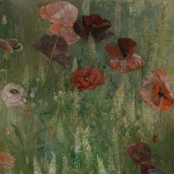 Maria Richards Oakey Dewing, Poppies and Italian Mignonette, 1891