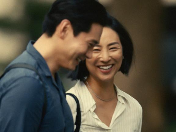 Still from Past Lives (2023), by Celine Song.