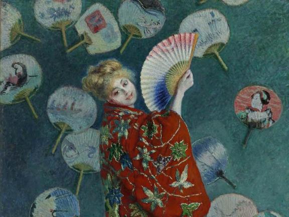 Claude Mondet, La Japonaise (Camille Monet in Japanese Costume), 1876