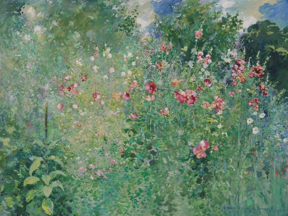 A Garden Is a Sea of Flowers