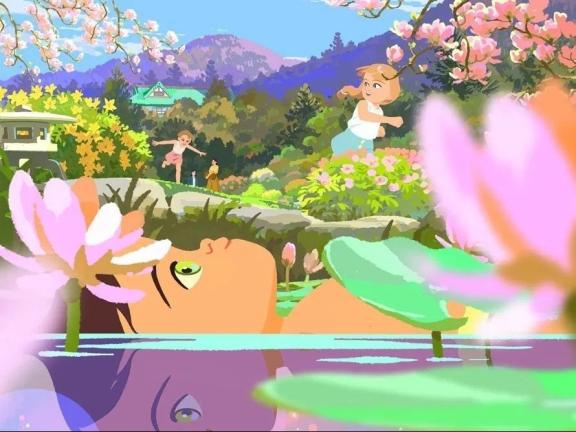 Still from Little Amélie or the Character of Rain (2025), by Maïlys Vallade and Liane-Cho Han Jin Kuang.
