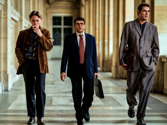 Still from The Great Arch (2025), by Stéphane Demoustier.