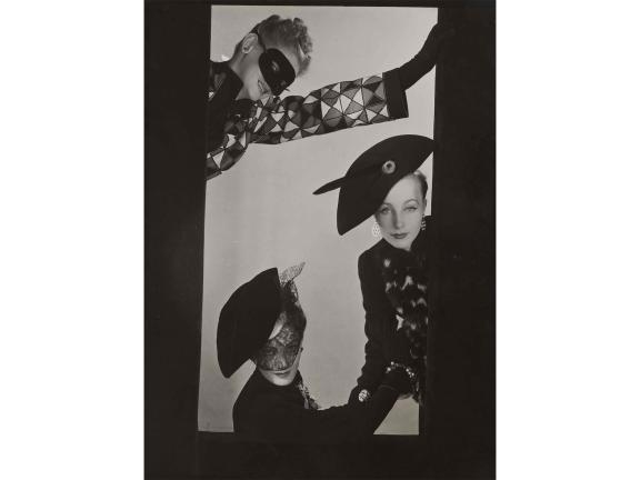 Erwin Blumenfeld for Vogue, Schiaparelli Hats, 1938