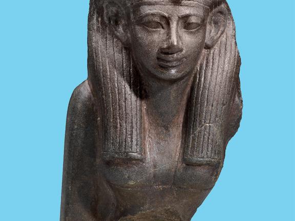 Unknown artist, statue fragment of Hatshepsut, Egyptian, New Kingdom, Dynasty 18, 1550–1458