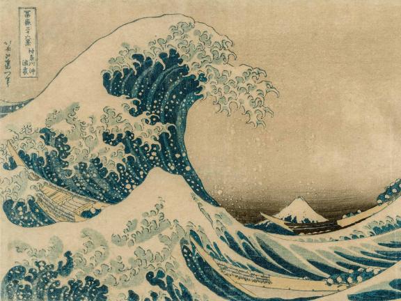 Katsushika Hokusai, Under the Wave off Kanagawa 