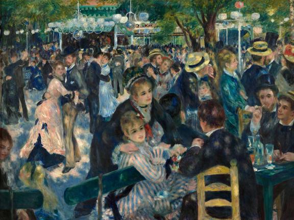 Pierre-Auguste Renoir, Bal du moulin de la Galette (Dance at Moulin de la Galette), 1876
