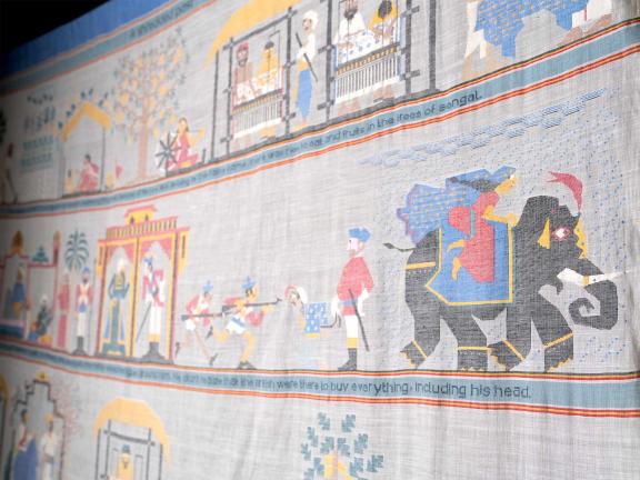 Woven by Habibul Mallick and Selina Bibi Mallick for Ragunath Sinha, Jamdani textile, 2024