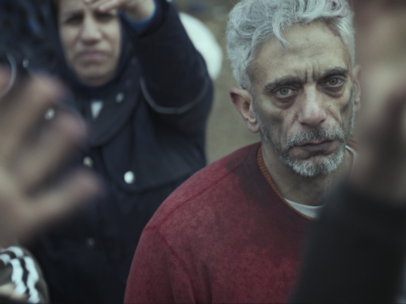Still from Chronicles from the Siege (2026), directed by Abdallah Alkhatib.