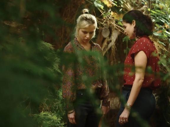 Still from In a Whisper (2026), by Leyla Bouzid.