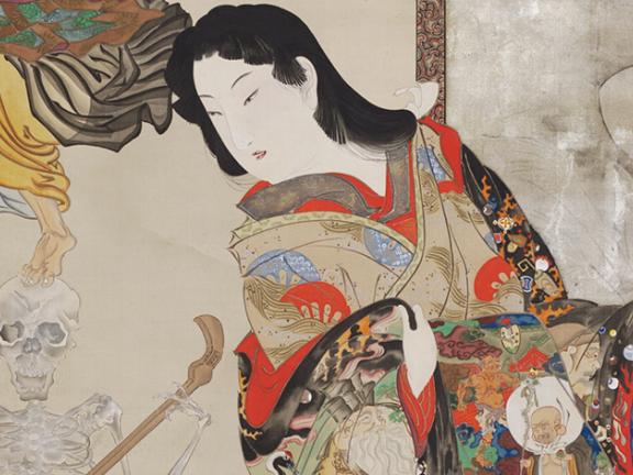 Kawanabe Kyōsai and the Hell Courtesan | Museum of Fine Arts, Boston