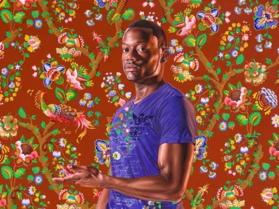 Kehinde Wiley, John 1st Baron Byron, 2013. Juliana Cheney Edwards Collection, The Heritage Fund for a Diverse Collection and funds donated by Stephen Borkowski in honor of Jason Collins.