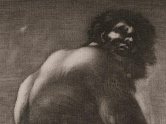 Francisco Goya, Seated Giant, by 1818