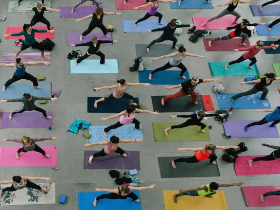 Namaste Saturday at the MFA