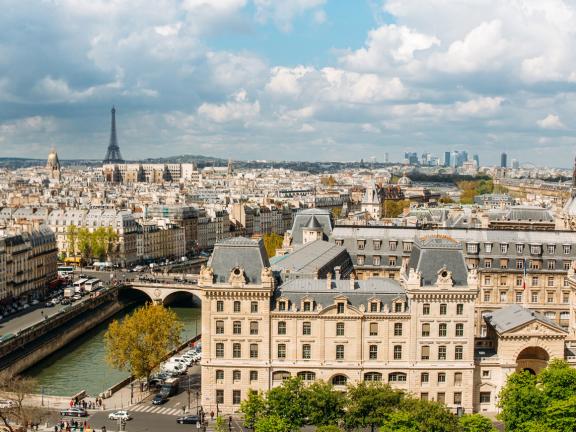 Panoramic picture of Paris