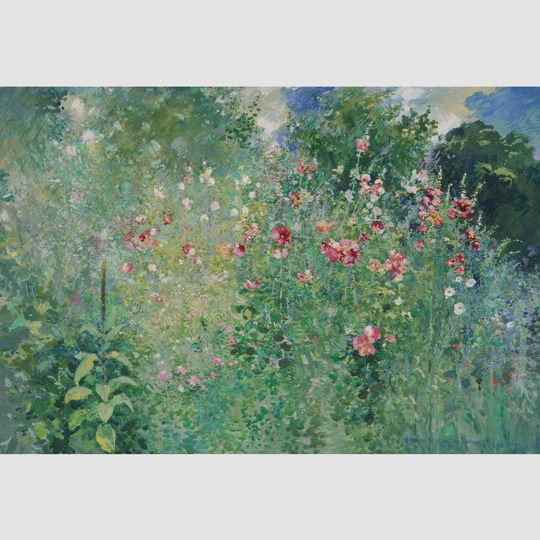 A Garden Is a Sea of Flowers