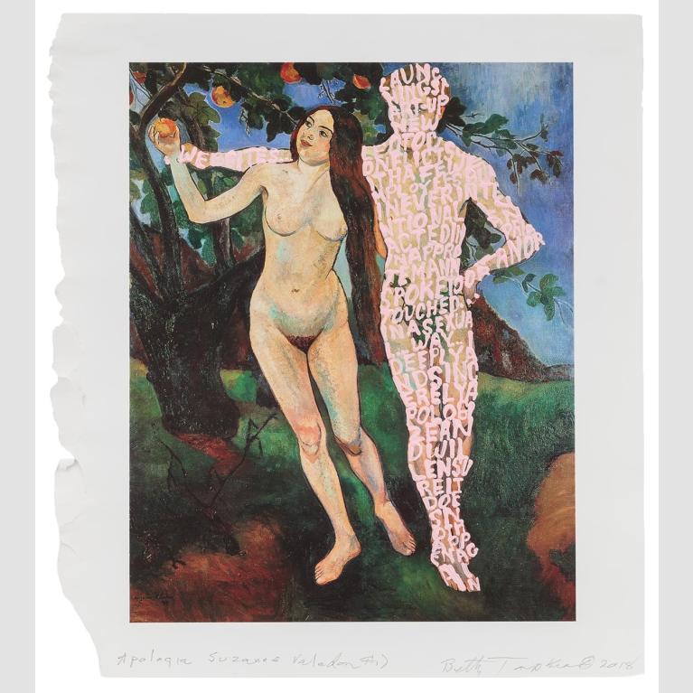 Betty Tompkins, Apologia (Suzanne Valaadon #1), 2018