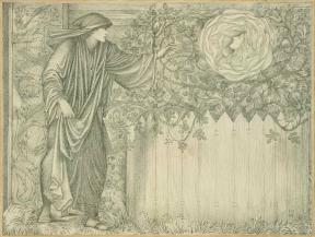 Black chalk over graphite on two joined sheets of paper