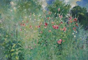 A Garden Is a Sea of Flowers