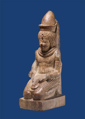 Unknown artist, kneeling Amenhotep III as the god Neferhotep, Egyptian, New Kingdom, Dynasty 18, reign of Amenhotep III, 1390–1352 BCE