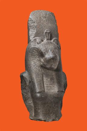 Unknown artist, fragment of seated Sekhmet, Egyptian, New Kingdom, Dynasty 18, reign of Amenhotep III, 1390–1352 BCE