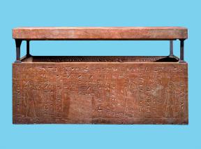 Unknown artist, sarcophagus of Queen Hatshepsut, recut for her father, Thutmose I, Egyptian, New Kingdom, Dynasty 18, reign of Hatshepsut, 1473–1458 BCE