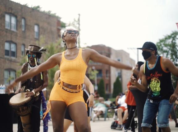 Film still from It's Different in Chicago