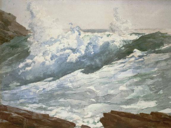 Winslow Homer, Breaking Wave (Prout’s Neck), 1887