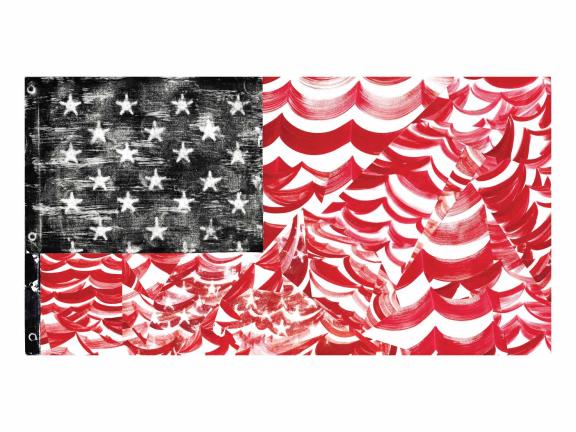 Mark Thomas Gibson, Flag 1 (The Big One), 2024.