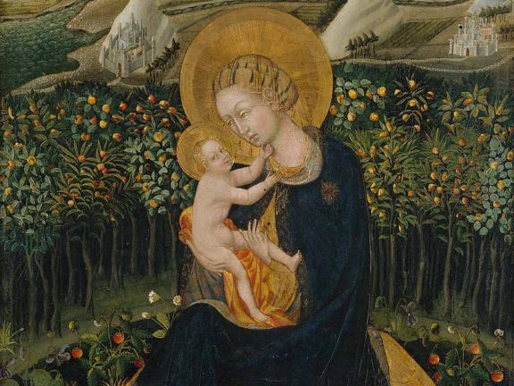 Giovanni di Paolo, Madonna of Humility, about 1442