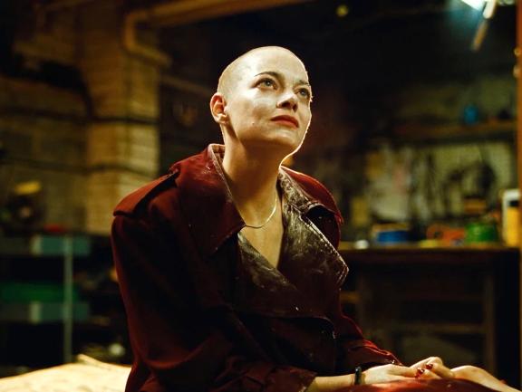 Still from Bugonia (2025), by Yorgos Lanthimos.