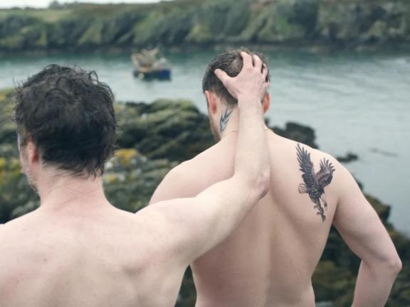 Still from On the Sea (2025), by Helen Walsh.