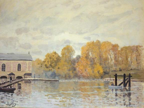 Alfred Sisley, Waterworks at Marly