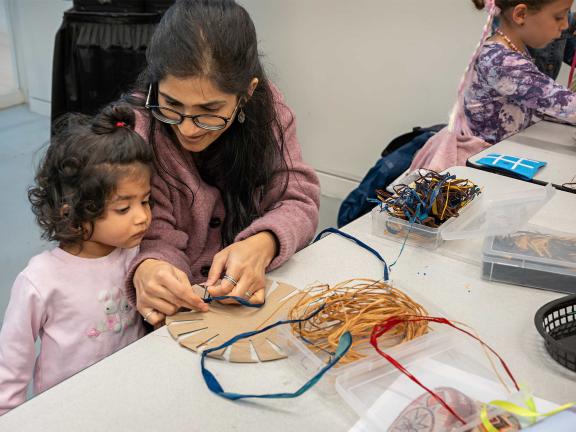 Indigenous Peoples’ Day art making