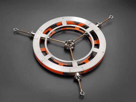 Boris Bally's silver and brass adornment, Fixator Armform