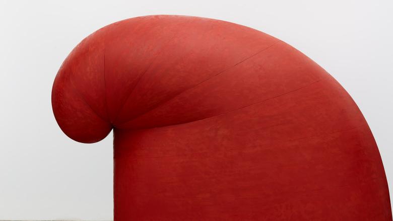 A large red Phrygian cap